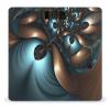 Abstract Blue Brown Digital Bathroom Scale Fashion Unique Weight Scale BMI Anti-Slip Precision Weighing Scales Suitable for Home Bedrooms Use and Gift view 1