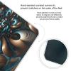 Abstract Blue Brown Digital Bathroom Scale Fashion Unique Weight Scale BMI Anti-Slip Precision Weighing Scales Suitable for Home Bedrooms Use and Gift view 4