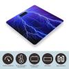 Night Sky Lightning Scale for Body Weight Anti-Slip Sturdy Tempered Glass Weighing Machine Highly Digital Accurate Bright LCD Bathroom Scale for Household Gift view 3