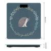 Cute Little Hedgehog Scale for Body Weight Anti-Slip Sturdy Tempered Glass Weighing Machine Highly Digital Accurate Bright LCD Bathroom Scale for Household Gift view 2