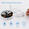 GAPWJNK Halloween Spooky Tree Contact Lens Case Travel Kit Contact Lens Box Holder with Mirror Tweezers Solution Bottle view 3