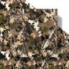 RUSPEPA 30" X 32.8' Woodland Camo Wrapping Paper Large Paper Roll for Men, Jumbo Roll, Hunting Forest Camouflage Design Gift Wrap Perfect for Birthday, Military-Themed Party, Veterans Day, Outdoor view 2