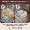 ONEULDAM Korean White Rice Roasted Crust (Nurungji) - Premium Gluten-Free Healthy Snack, No Additives, Sugar-Free, Low Calorie Crunchy Toasted Topping view 4
