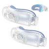 2 Packs Improved Cushion for Airtouch N30i & Airfit N30i, with Soft Fleece Fabric, Warm & Breathable, Quiet Venting Nasal Pillow Mask, Replacement CPAP Supplies, Blue (Wide) view 1