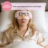 PERFECTSIGHT Sleep Eye Masks, Cute Plush Sleep Eye Cover Lightweight Adjustable Eyeshade Faux Fur Mask Cover for Women Men Kids Sleep Travel Nap, Glasses Bunny view 3