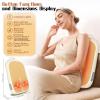 Shiatsu Back Massager with Heat, Up and Down Rolling Massage, Electric Back Massager for Pain Relief Deep Tissue , Heated Lower Back Massager for Office, Home, Car Use, Gifts for Women Men Mom Dad view 2