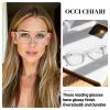 OCCI CHIARI 3.0 Reading Glasses Women Clear Reader(1.0 1.25 1.5 1.75 2.0 2.25 2.5 2.75 3.0 3.5 4.0 5.0 6.0) view 2