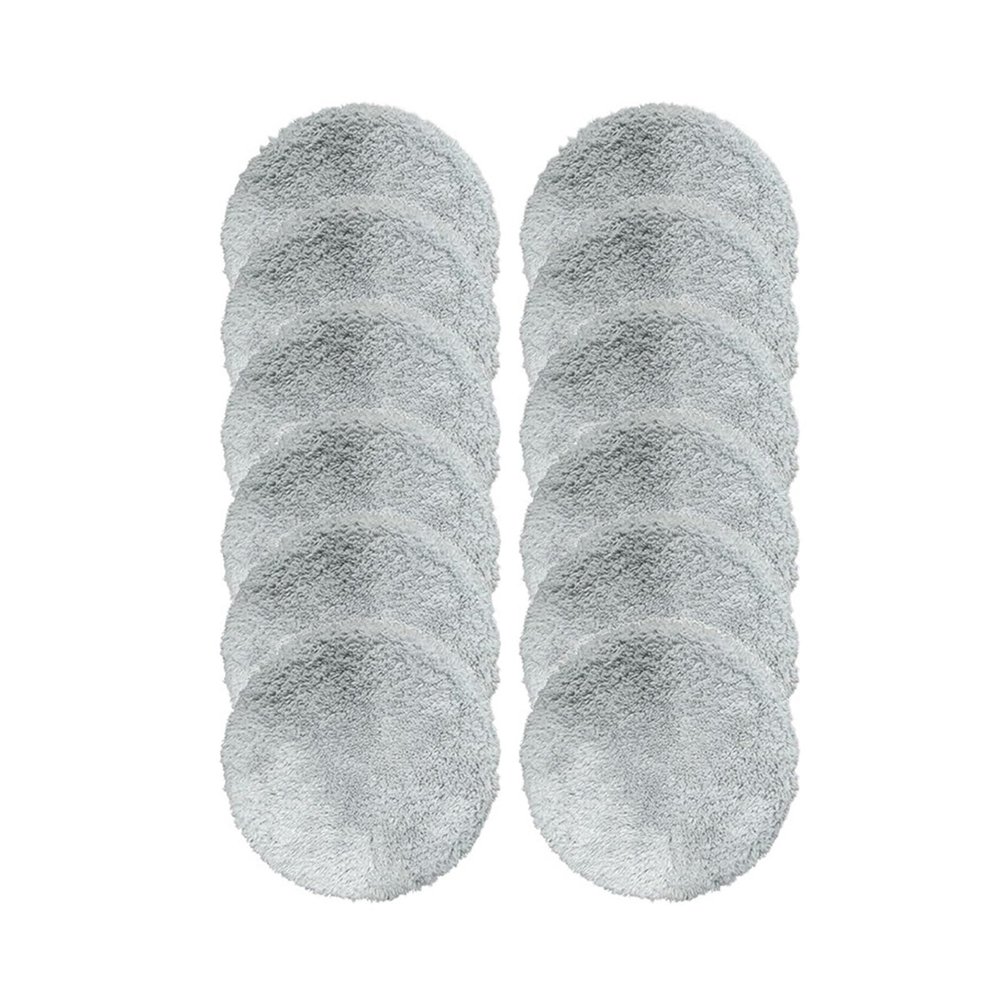 12pcs Fiber Mopping ClothsCompatible For LiectrouxYW610 HCR-10 HCR-09 Window Cleaning Robot Replacement Accessories