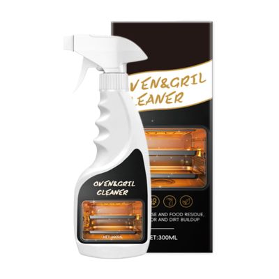 Oven and Grill Cleaner | 300ml Degrease Cleaner,Fryer Degreasing Spray,for Homeowners Busy Families Renters To Remove Grease Stain Oil From Microwave Oven Grill Kitchen