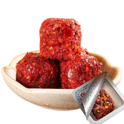 Sichuan Chongqing Specialty Handmade Spicy Fermented Tofu 20pcs | Individual Small Packs | Ready-to-Eat Preserved Tofu (Meidoufu)