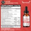 1 Pack 21-in-1 Liposomal Magnesium Complex Liquid Drops - 2X Absorption - with Magnesium Glycinate, Ashwagandha & L-Theanine, CoQ10 for Women and Men - Mood, Muscle, Heart & Nerve Support, 2 FL Oz view 2