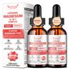 2 Packs 21-in-1 Liposomal 12 Active Magnesium Complex 2000MG+ Liquid Drops - with Magnesium Glycinate,Citrate etc, Ashwagandha & L-Theanine,CoQ10 for Mood, Muscle,Heart & Relaxation Nerve* Support view 1