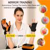Rehabilitation Robot Gloves Finger and Hand Function Rehabilitation Robot Gloves for Arthritis Stroke Hemiplegia Cerebral Palsy Hand Paralysis Patients Physiotherapy Device (XL, Left Hand) view 3