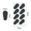 40 Pairs EVA Foam Nose Pads for Glasses, Ultra Soft and Lightweight Cushions Non Slip Replacement Pads, for Eyeglasses,Sunglasses (Black, Water Drop) view 2