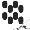40 Pairs EVA Foam Nose Pads for Glasses, Ultra Soft and Lightweight Cushions Non Slip Replacement Pads, for Eyeglasses,Sunglasses (Black, Oval) view 1