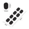 40 Pairs EVA Foam Nose Pads for Glasses, Ultra Soft and Lightweight Cushions Non Slip Replacement Pads, for Eyeglasses,Sunglasses (Black, Oval) view 2
