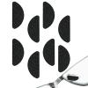 40 Pairs EVA Foam Nose Pads for Glasses, Ultra Soft and Lightweight Cushions Non Slip Replacement Pads, for Eyeglasses,Sunglasses (Black, Type-D) view 1