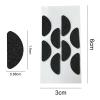40 Pairs EVA Foam Nose Pads for Glasses, Ultra Soft and Lightweight Cushions Non Slip Replacement Pads, for Eyeglasses,Sunglasses (Black, Type-D) view 2