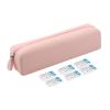 Beautyflier Disposable Daily Contact Lens Case, Travel Compact Storage Bag for All Brands Daily Lens, Water-Resistant Silicone Organizer Case, Storage Up to 40 Lenses (Light Pink) view 1