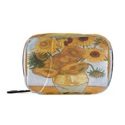 Travel Pill Case Sunflower Weekly Small Pill Box 7 Day Pill Box Pill Organizer Bag