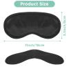 20 Pcs Sleep Masks Bulk Blindfolds for Team Building Party Games Blackout Sleep Mask with Adjustable Strap Black Comfortable Travel Sleeping Eye Covers for Women Men view 2