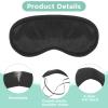 20 Pcs Sleep Masks Bulk Blindfolds for Team Building Party Games Blackout Sleep Mask with Adjustable Strap Black Comfortable Travel Sleeping Eye Covers for Women Men view 3