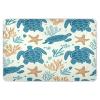 CEBUGI 34 x 52Washable Underpads Heavy Absorbency Waterproof Incontinence Bed Pads Sea Turtles Pee Pads for Adults Kids and Baby view 1