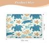 CEBUGI 34 x 52Washable Underpads Heavy Absorbency Waterproof Incontinence Bed Pads Sea Turtles Pee Pads for Adults Kids and Baby view 4