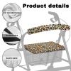 Rnyleeg Leopard Print Rollator Walker Seat and Backrest Rollbar Covers Fashion Walker Seat Cover for Ladies Soft Rollator Accessories Washable and Removable view 4