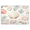 CEBUGI 34 x 52Washable Underpads Heavy Absorbency Waterproof Incontinence Bed Pads Watercolor Seashell Pee Pads for Adults Kids and Baby view 1