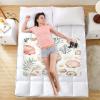 CEBUGI 34 x 52Washable Underpads Heavy Absorbency Waterproof Incontinence Bed Pads Watercolor Seashell Pee Pads for Adults Kids and Baby view 2