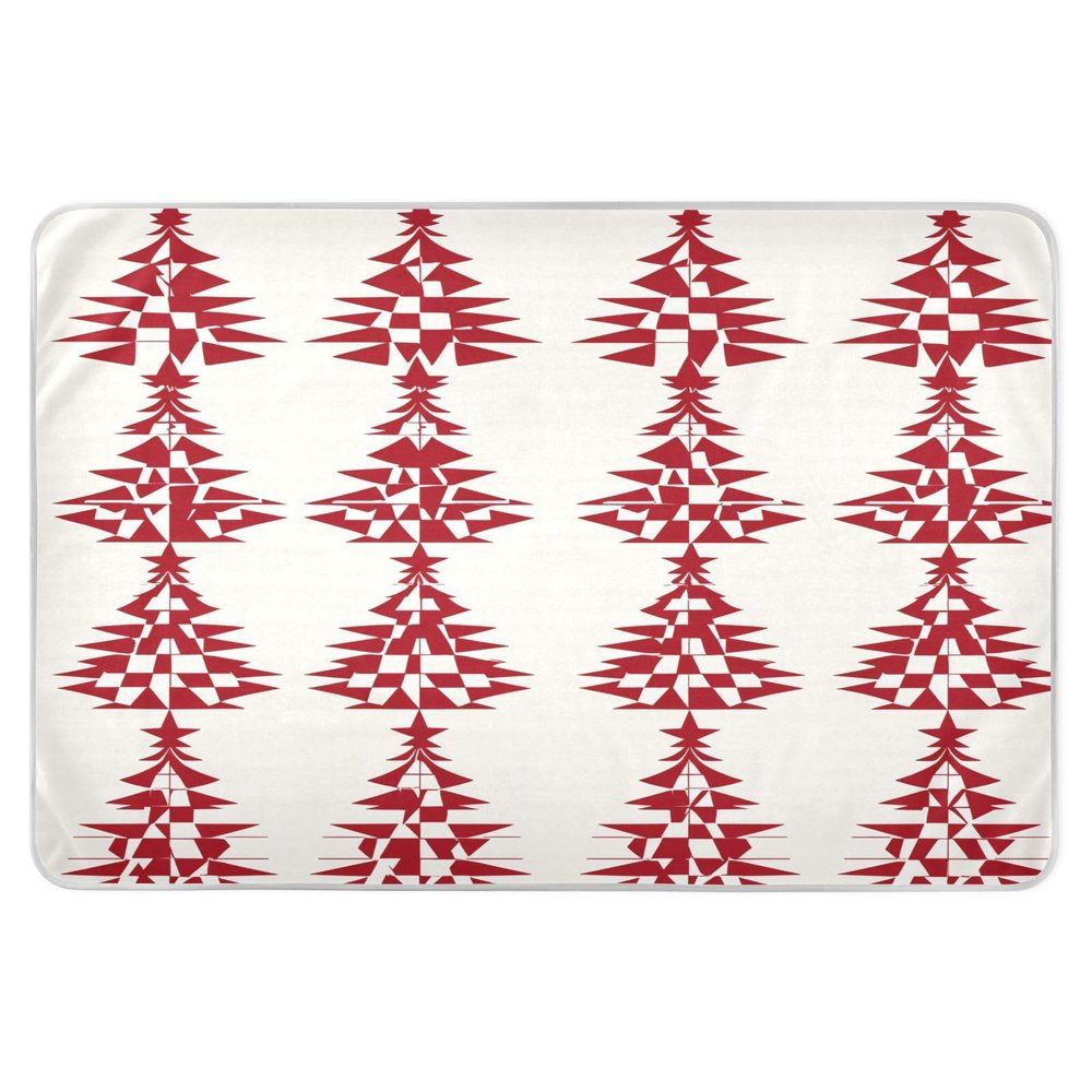 CEBUGI 34 x 52Washable Underpads Heavy Absorbency Waterproof Incontinence Bed Pads Christmas Tree Pee Pads for Adults Kids and Baby