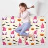CEBUGI 34 x 52Washable Underpads Heavy Absorbency Waterproof Incontinence Bed Pads Gnomes Bats Pee Pads for Adults Kids and Baby view 3