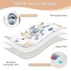 CEBUGI 34 x 52Washable Underpads Heavy Absorbency Waterproof Incontinence Bed Pads Snowflakes Pee Pads for Adults Kids and Baby view 4