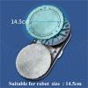 14.5cm Microfiber Cleaning RagCompatible For DIVEDEERUniversal Round Robot Vacuum Cleaner Dust Cloth Reusable Mops view 4