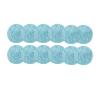 Mop Cloth For Round Window Cleaning RobotCompatible For PureroboCompatible For HobotUniversal Clean Cloth(Light Blue Mop 12pcs) view 1