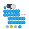 Mop Cloth For Round Window Cleaning RobotCompatible For PureroboCompatible For HobotUniversal Clean Cloth(Light Blue Mop 12pcs) view 2