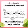 Drizz Mojito Mix Drops - 1 Pack, Makes 30 Drinks - Mint Lime Mojito Mixer - Pocket-Sized Cocktail & Mocktail Mix, Just Add Rum & Water, No Muddling - Zero Sugar, Low Calorie, Made in USA view 4