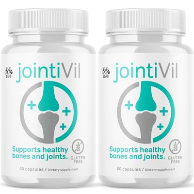 (2 Pack) JointiVil Capsules, Official JointiVil Supplement Pills with All Natural Ingredients, Advanced Formula for Optimal Health & Nerve Support with Premium Vitamins for Women & Men (120 Capsules)