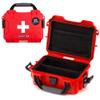 NANUK 903 Waterproof First Aid Box Empty with Lid Organizer & Dividers Durable Medical First Aid Organizer Case, IP67-Rated, Dustproof, Impact-Resistant, Floats (9.1 x 6.8 x 3.8) Red view 1