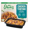 Miss Olives Teriyaki Chicken & Rice Ready Meal, 6 Pack | 6 x 10.2 oz Microwaveable K-12 Entre Trays | Heat and Serve Ready-to-Eat Chicken and Rice Meals for Quick Lunches view 1