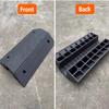 4 Inch Bridge Threshold Ramp Solid Rubber Wheelchair Ramp W/Non-Slip Surface, 3" Rise Driveway Ramps for Doorways, Entry, Walkers, Carts, Scooters(3" Rise/80x40x8cm) view 2