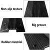4 Inch Bridge Threshold Ramp Solid Rubber Wheelchair Ramp W/Non-Slip Surface, 3" Rise Driveway Ramps for Doorways, Entry, Walkers, Carts, Scooters(3" Rise/80x40x8cm) view 3