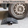 4 Inch Bridge Threshold Ramp Solid Rubber Wheelchair Ramp W/Non-Slip Surface, 3" Rise Driveway Ramps for Doorways, Entry, Walkers, Carts, Scooters(3" Rise/80x40x8cm) view 4