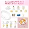 2 Pack 30mm Soft Rim Flanges for Medela Pump in StyleCompatible with Symphony, Sonata, Freestyle, Maxflow, PersonalFit and Lansinoh Signature Pro view 2