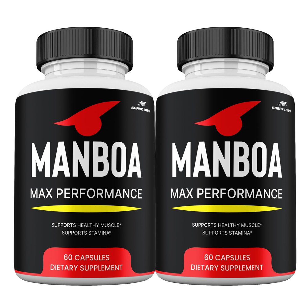 (2 Pack) ManBoa Capsules, Advanced Premium Manboa Official Supplement Vitamin Pills, 2 Month Supply