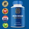 (1 Pack) IronBrain Capsules, Maximum Potency Neuro Support, Official Iron Brain All Natural Blend Brain Pills Focus and Memory view 4