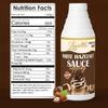Lovetta Hazelnut White Chocolate Sauce Bulk 34oz (1L) Bottle Smooth Gourmet Hazelnut & White Chocolate Drizzle, Dessert Topping for Crepes, Waffles, Ice Cream, Coffee & Pastries Ready to Use view 3
