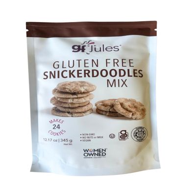 gfJules Gluten-Free Snickerdoodle Cookie Mix, Cinnamon Sugar Gluten Free Cookies, Easy Baking Mix for Soft Cookie Dough, Non-GMO, 12.17 oz
