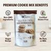 gfJules Gluten-Free Snickerdoodle Cookie Mix, Cinnamon Sugar Gluten Free Cookies, Easy Baking Mix for Soft Cookie Dough, Non-GMO, 12.17 oz view 2